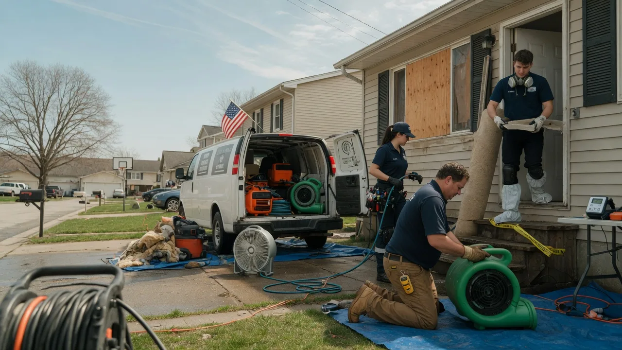Water Damage Restoration in Tipp City, OH near me